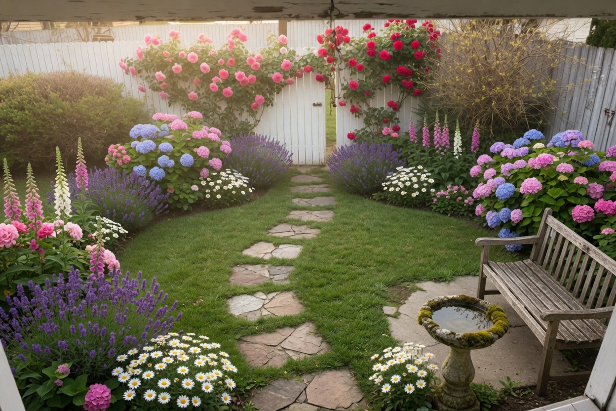 Cottage garden redesign
